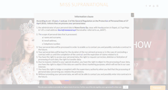 Desktop Screenshot of misssupranational.com